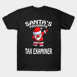 Santas Favorite Tax Examiner Christmas T-Shirt